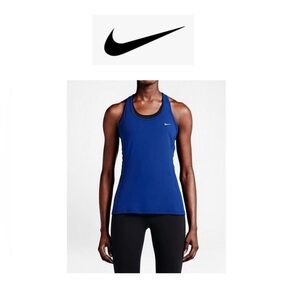 Nike Women's Royal Blue Tank Top M